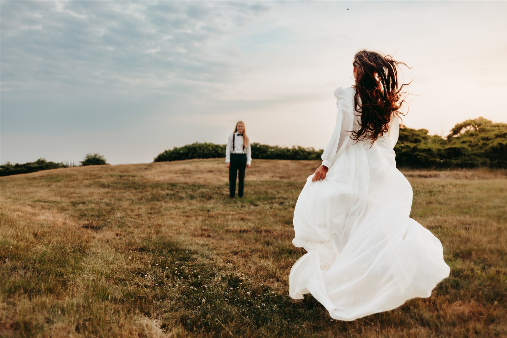 Romantic documentary elopement Cape Elizabeth, Maine.